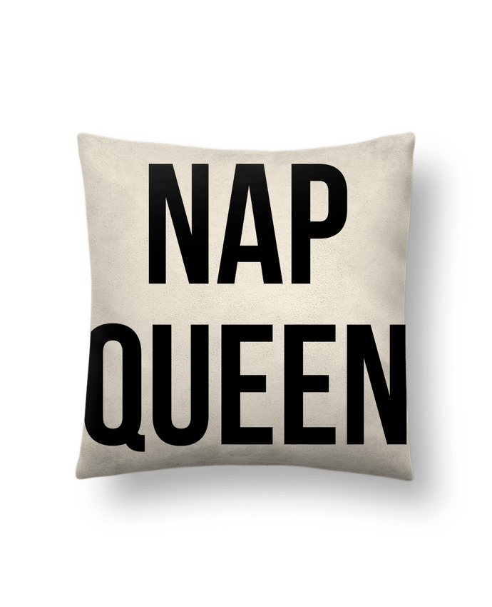Coussin suédine Nap queen par Bichette
