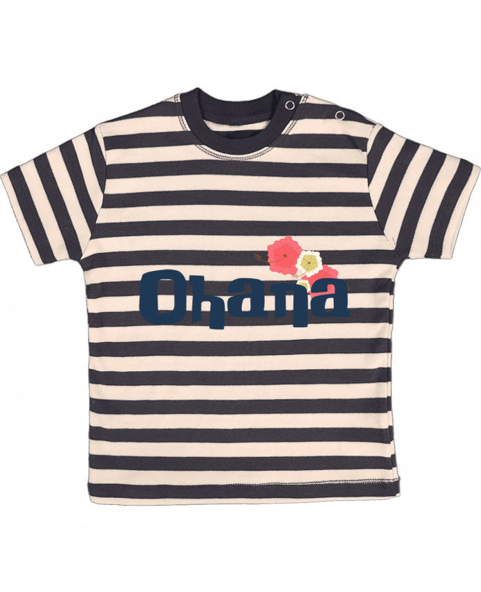 Tee-shirt bébé à rayures Ohana par Bichette