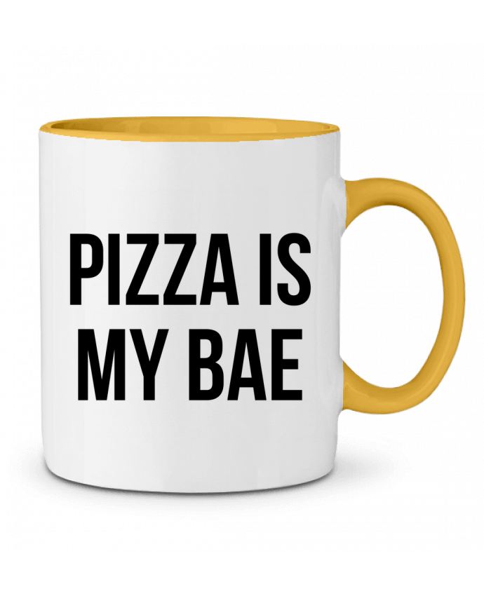 Two-tone Ceramic Mug Pizza is my BAE Bichette