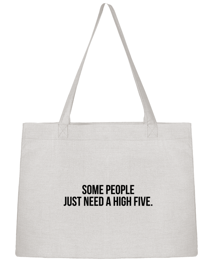Shopping tote bag Stanley Stella Some people just need a high five. by Bichette