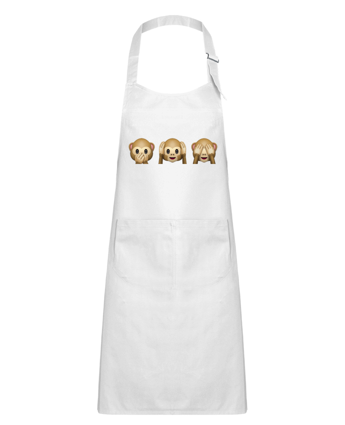 Tablier Enfant Three monkeys par Bichette