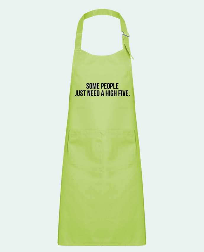 Kids chef pocket apron Some people just need a high five. by Bichette