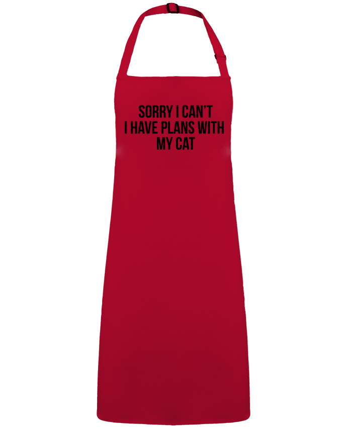 Apron no Pocket Sorry I can't I have plans with my cat by  Bichette