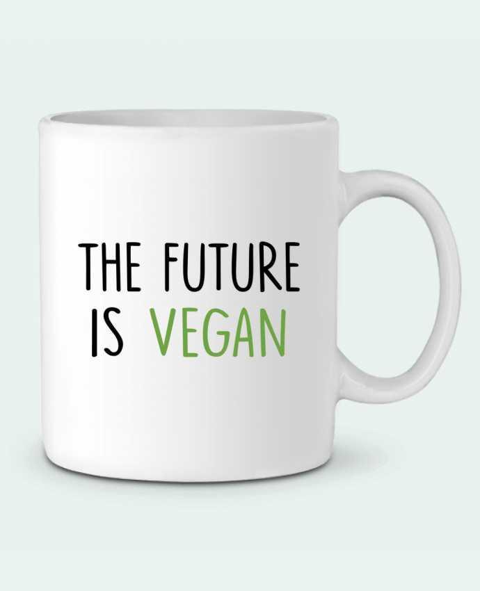 Ceramic Mug The future is vegan by Bichette