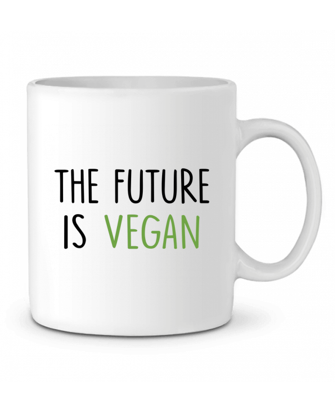 Ceramic Mug The future is vegan by Bichette