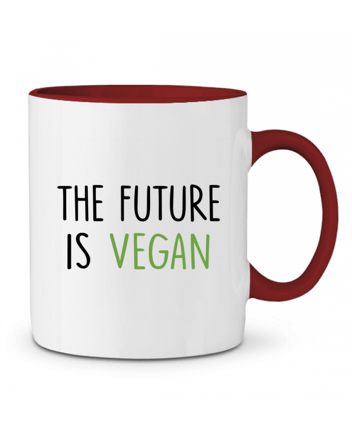 Mug bicolore The future is vegan Bichette