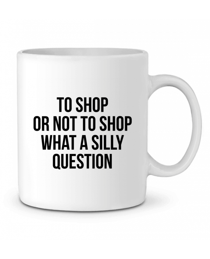 Taza Cerámica To shop or not to shop what a silly question por Bichette
