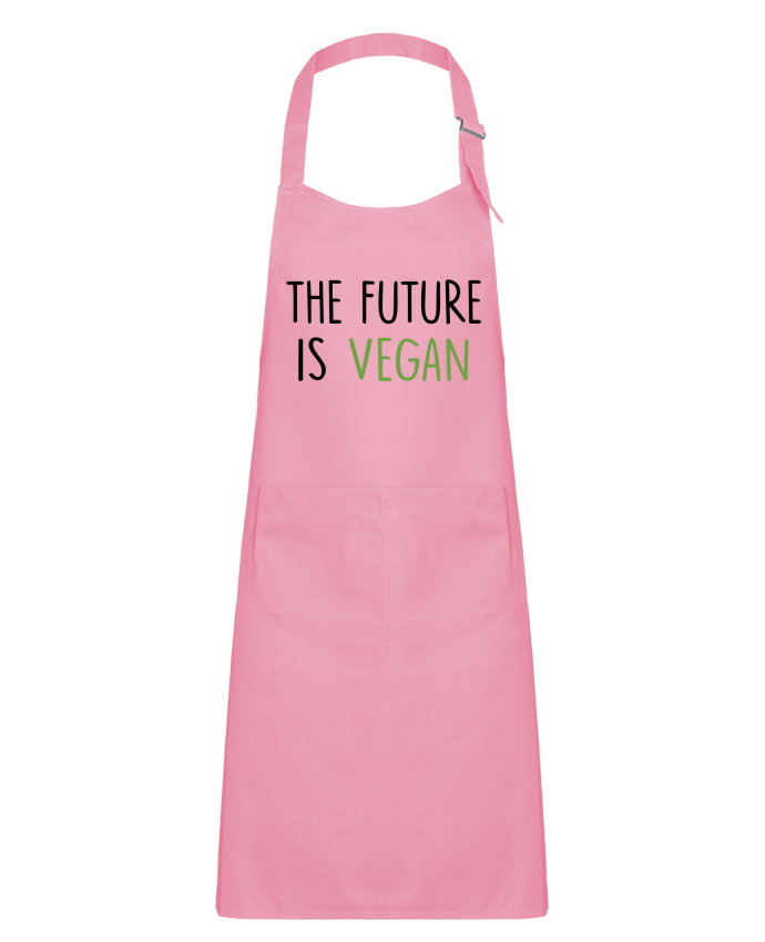 Kids chef pocket apron The future is vegan by Bichette