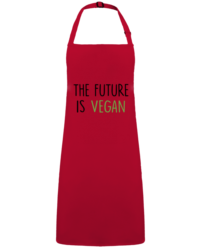 Delantal Sin Bolsillo The future is vegan por  Bichette