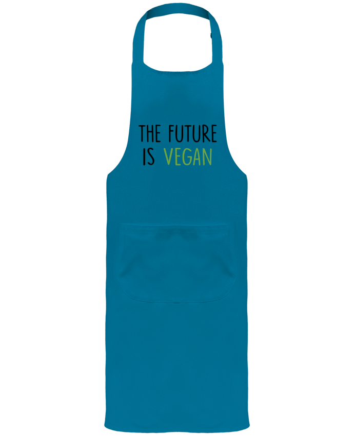 Garden or Sommelier Apron with Pocket The future is vegan by Bichette