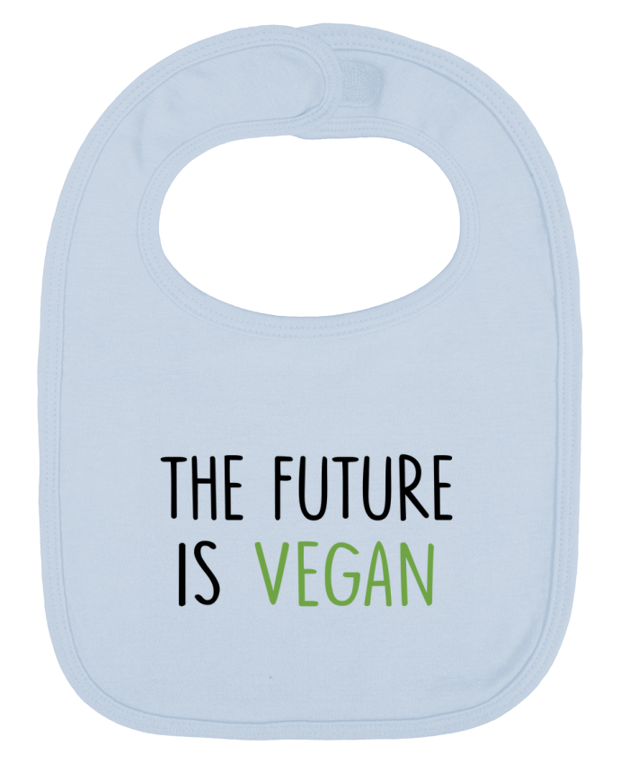 Babero Liso y Contrastado The future is vegan por Bichette