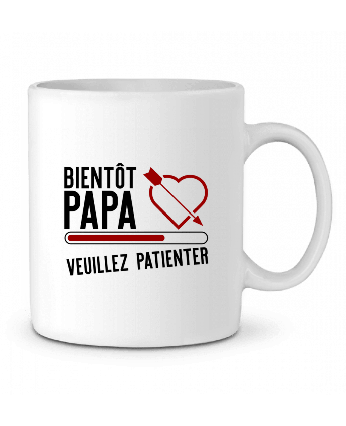 Ceramic Mug Bientôt papa cadeau by Original t-shirt