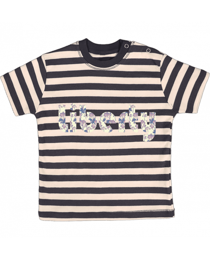 T-shirt baby with stripes Liberty by Les Caprices de Filles