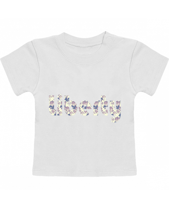 T-shirt bébé Liberty manches courtes du designer Les Caprices de Filles