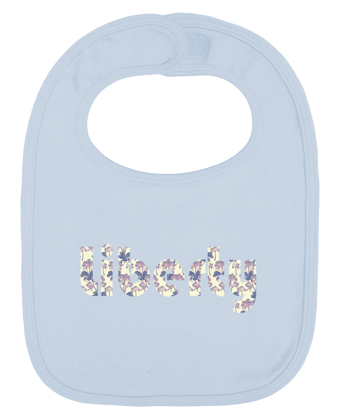 Bavoir bébé uni Liberty par Les Caprices de Filles