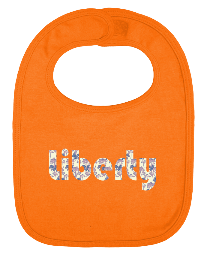 Bavoir bébé uni Liberty par Les Caprices de Filles