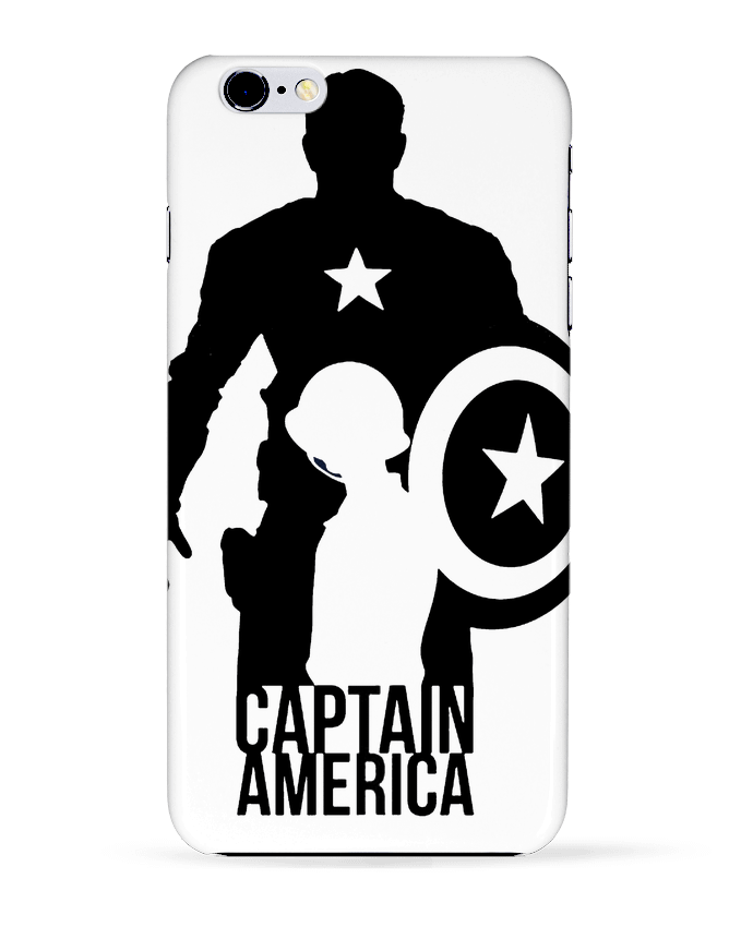 Case 3D iPhone 6+ Captain america de Kazeshini