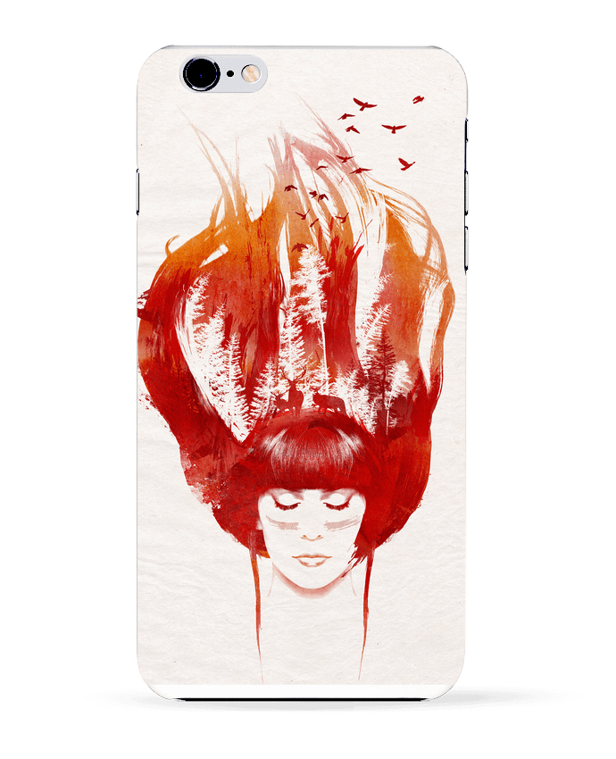 Case 3D iPhone 6+ Burning forest de robertfarkas
