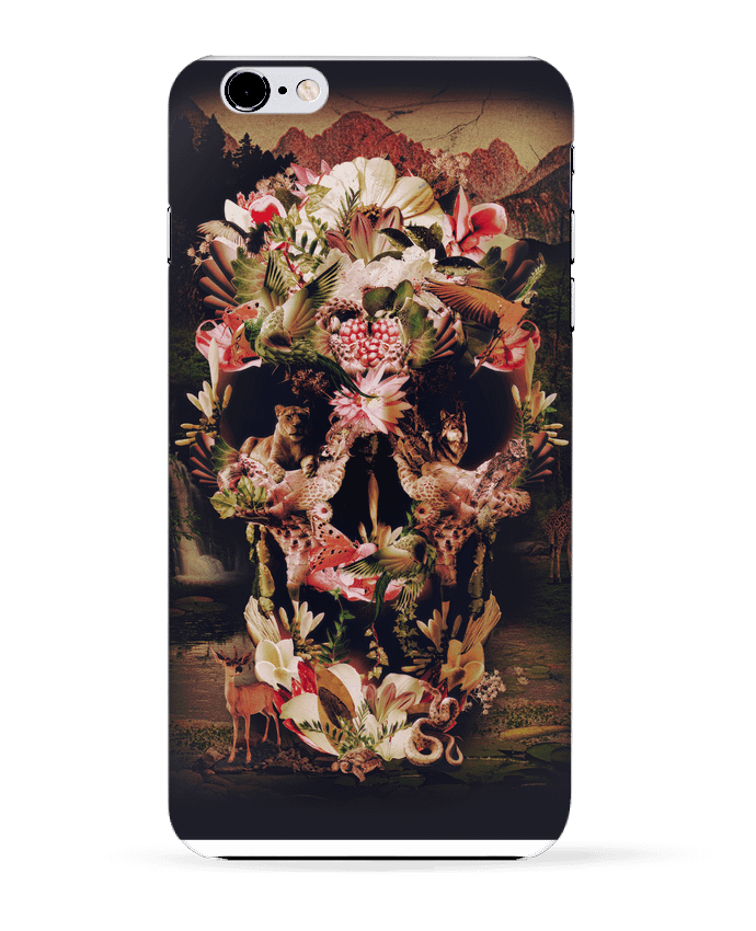 Case 3D iPhone 6+ Jungle Skull de ali_gulec