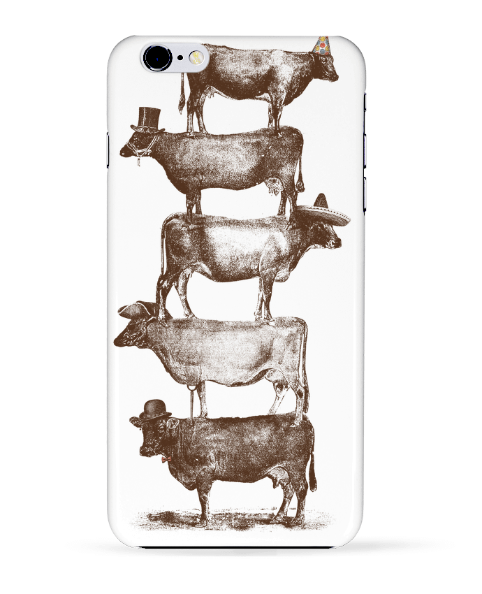 Case 3D iPhone 6+ Cow Cow Nuts de Florent Bodart