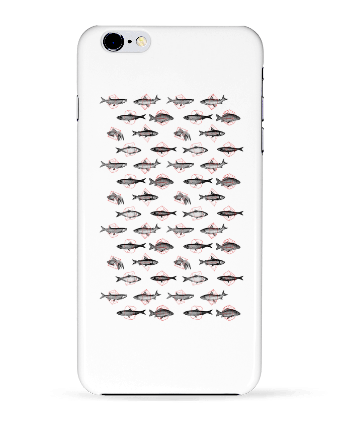 Carcasa Iphone 6+ Fishes in geometrics de Florent Bodart