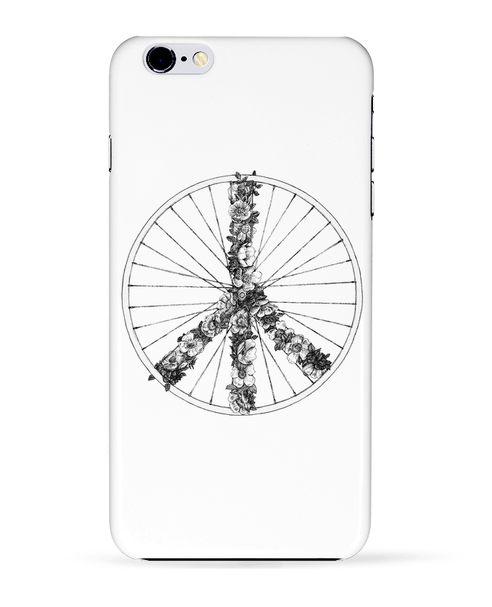 Carcasa Iphone 6+ Peace and Bike Lines de Florent Bodart