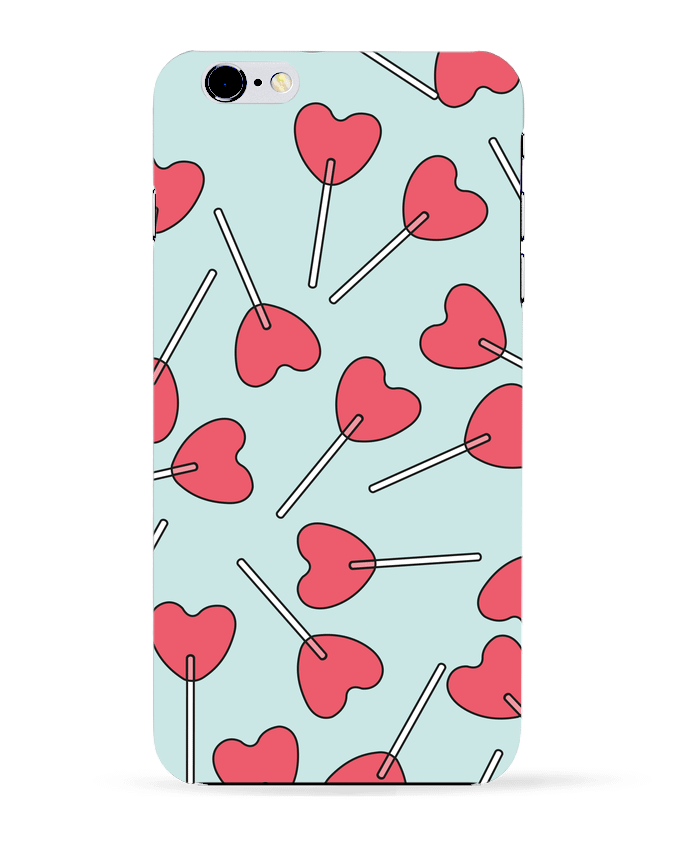 Case 3D iPhone 6+ Sucettes coeur de tunetoo