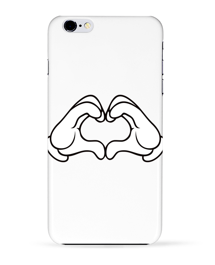 Case 3D iPhone 6+ LOVE Signe de Freeyourshirt.com