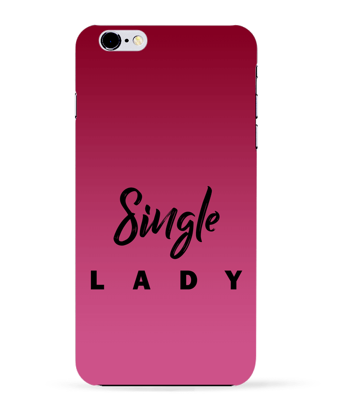 Case 3D iPhone 6+ Single lady de tunetoo