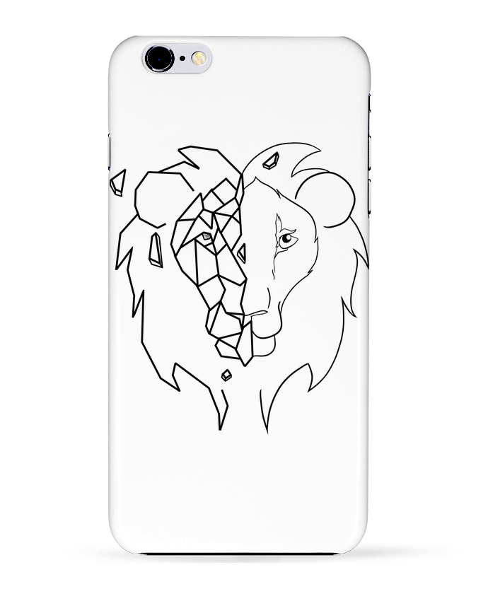 Carcasa Iphone 6+ Tete de lion stylisée de Tasca