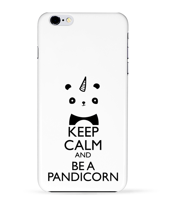 Case 3D iPhone 6+ keep calm and be a Pandicorn de tunetoo