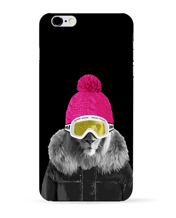 Case 3D iPhone 6+ Lion snowboard de justsayin