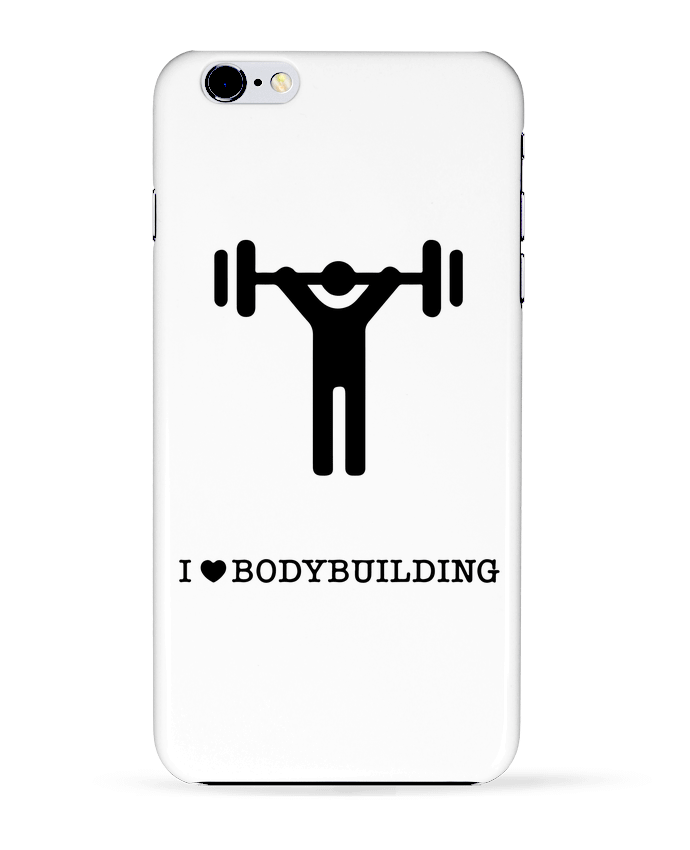 Case 3D iPhone 6+ I love bodybuilding de will