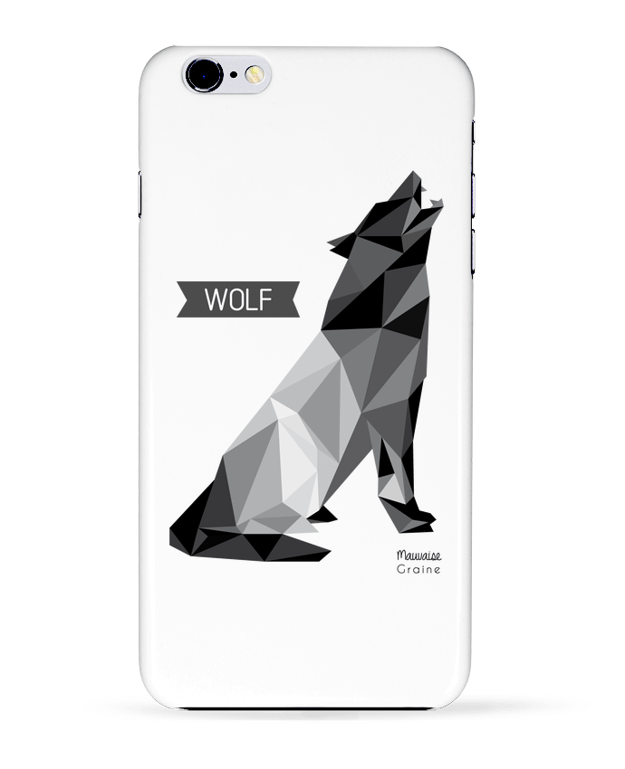  COQUE Iphone 6+ | WOLF Origami de Mauvaise Graine