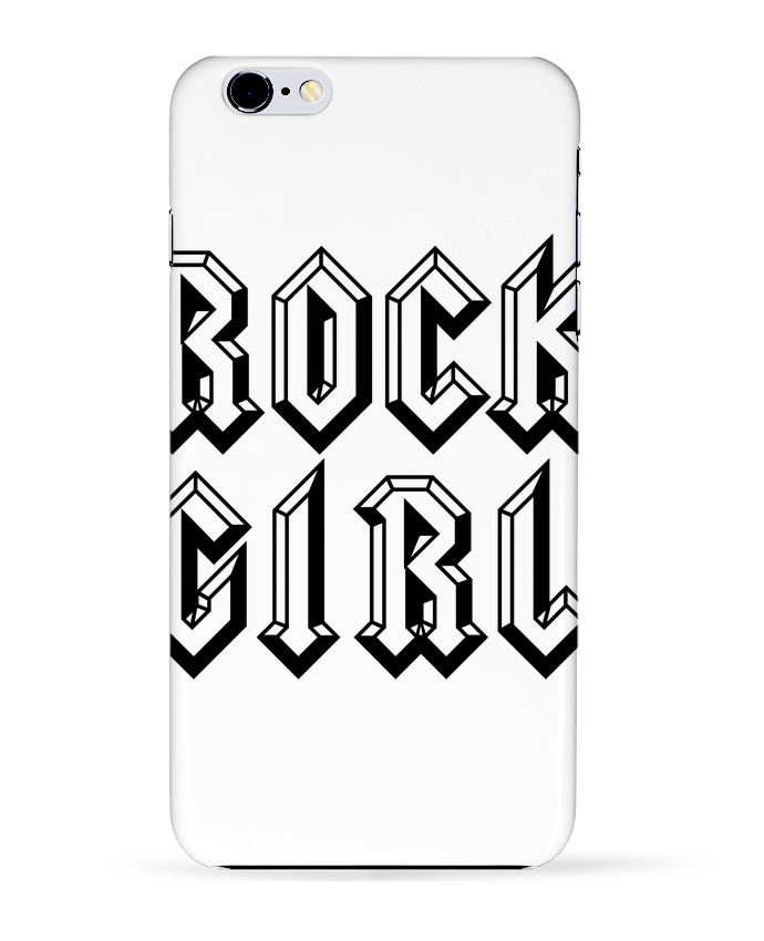 Case 3D iPhone 6+ Rock Girl de Freeyourshirt.com