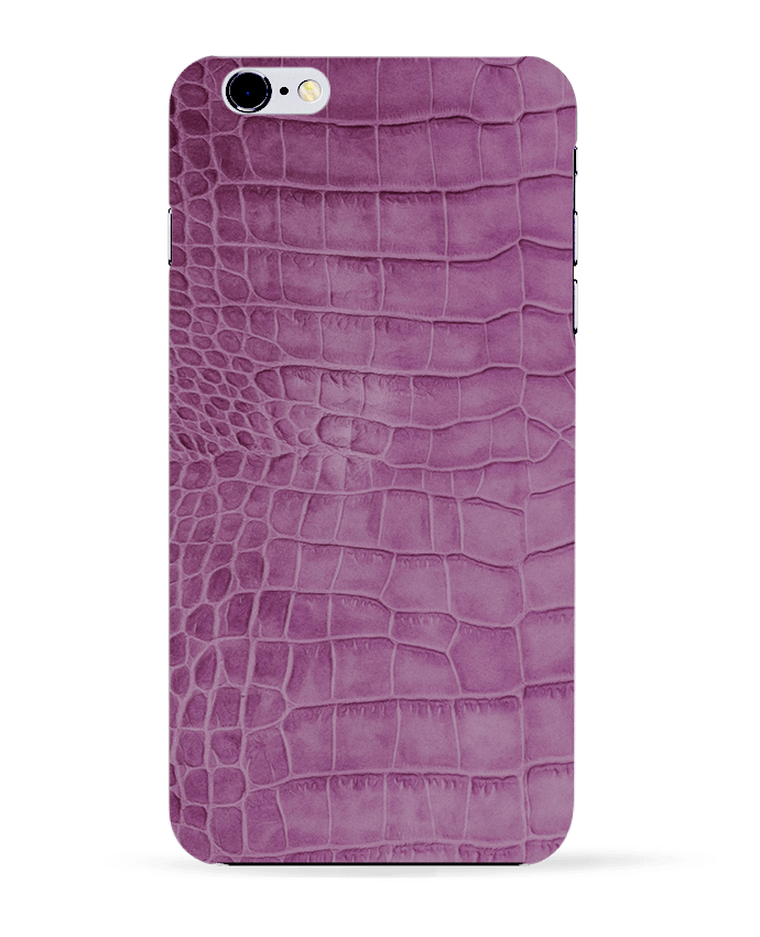 Case 3D iPhone 6+ Cuir croco violet de Les Caprices de Filles