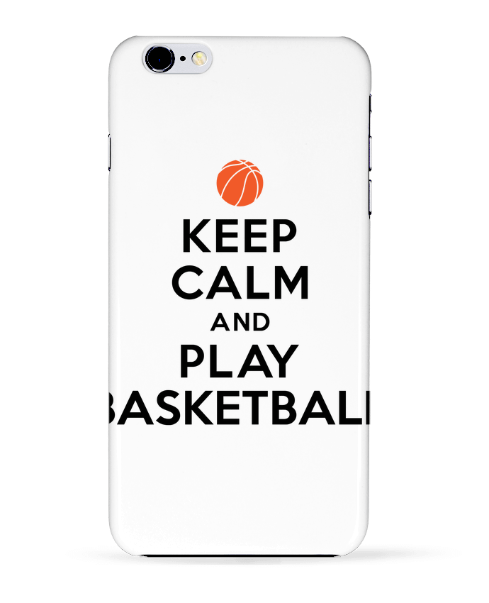 Carcasa Iphone 6+ Keep Calm And Play Basketball de Freeyourshirt.com