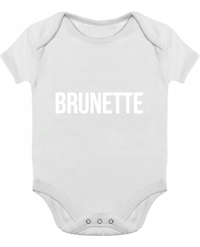 Body bébé manches contrastées Brunette par Bichette
