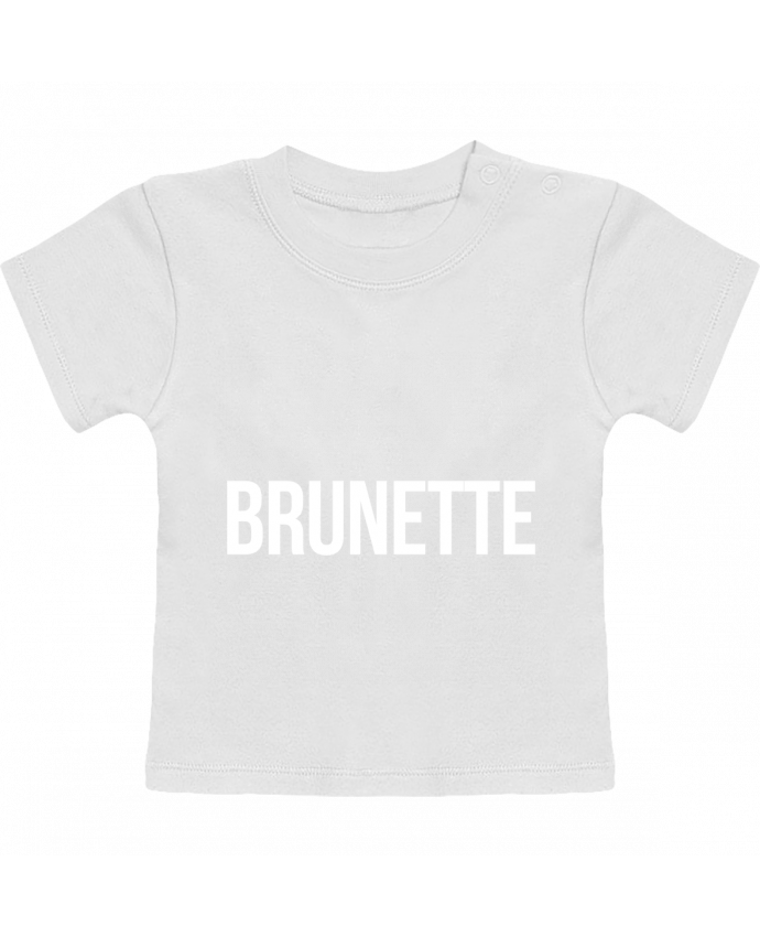 T-Shirt Baby Short Sleeve Brunette manches courtes du designer Bichette