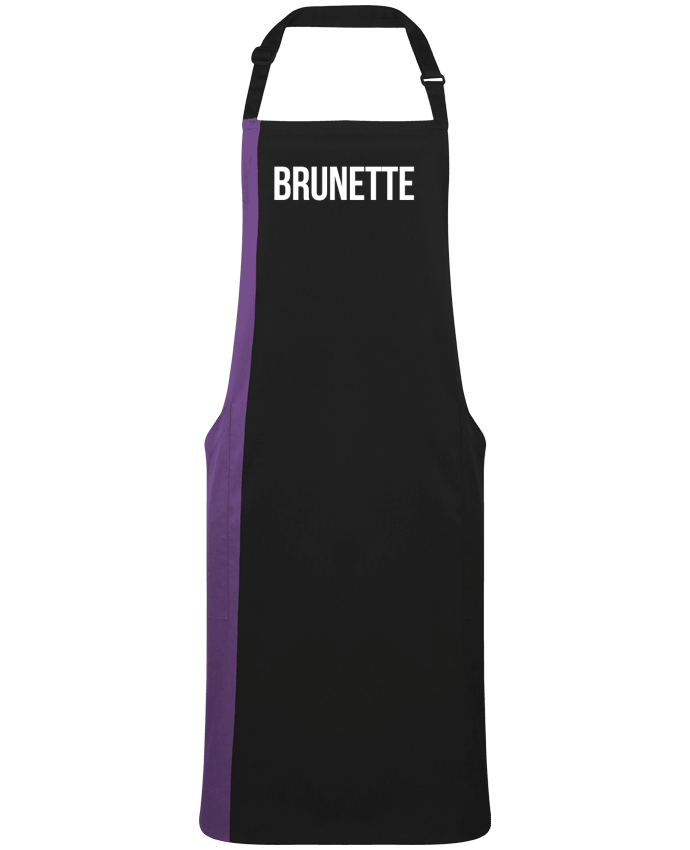 Two-tone long Apron Brunette by  Bichette