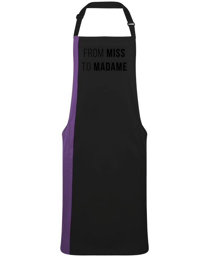 Two-tone long Apron From Miss to Madam by  Bichette