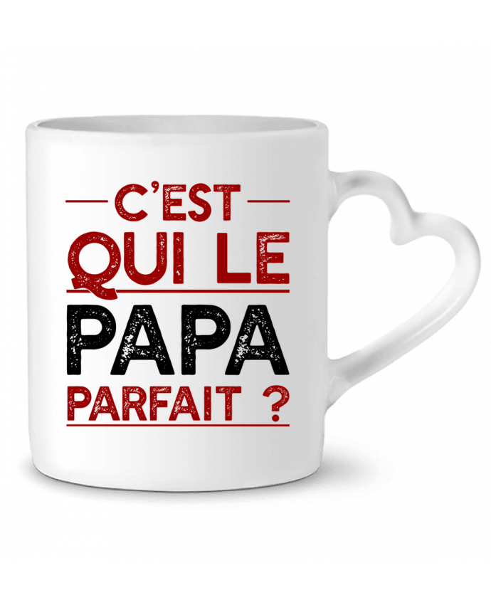 Mug Heart Papa byfait cadeau by Original t-shirt