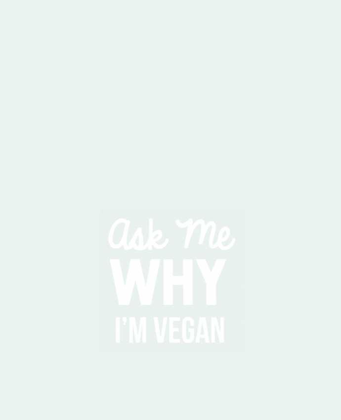 Tote Bag cotton Ask me why I'm vegan by Bichette