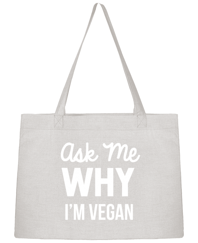Bolsa de Tela Stanley Stella Ask me why I'm vegan por Bichette