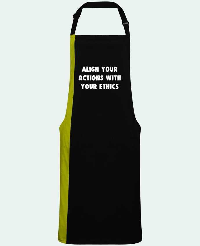 Two-tone long Apron Align your actions with your ethics by  Bichette