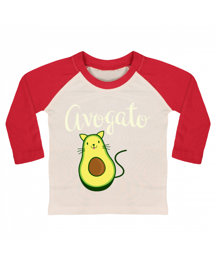 T-shirt baby Baseball long sleeve Avogato by Bichette