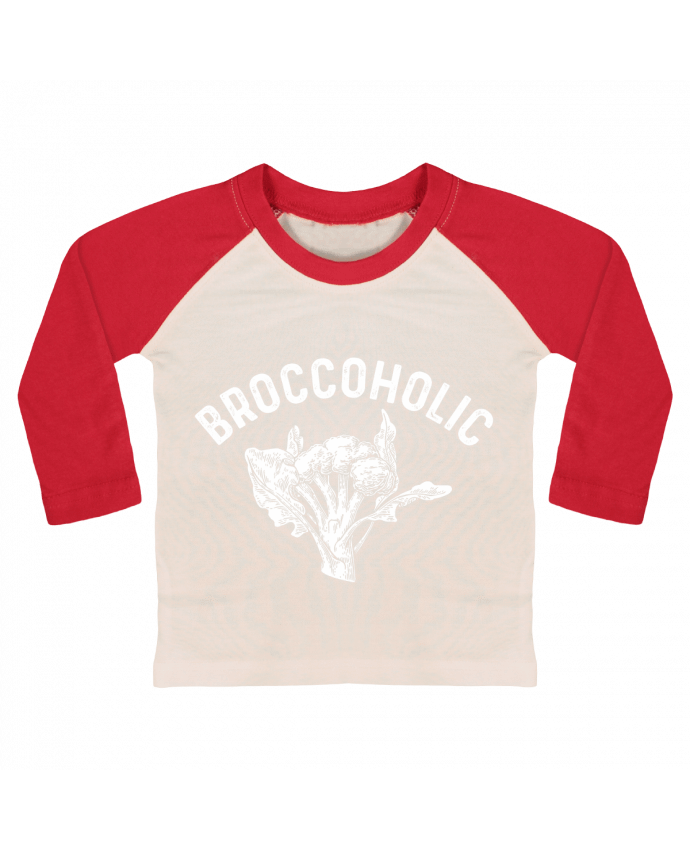 Camiseta Bebé Béisbol Manga Larga Broccoholic por Bichette