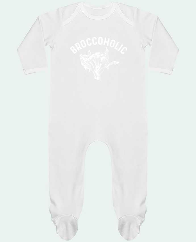 Baby Sleeper long sleeves Contrast Broccoholic by Bichette
