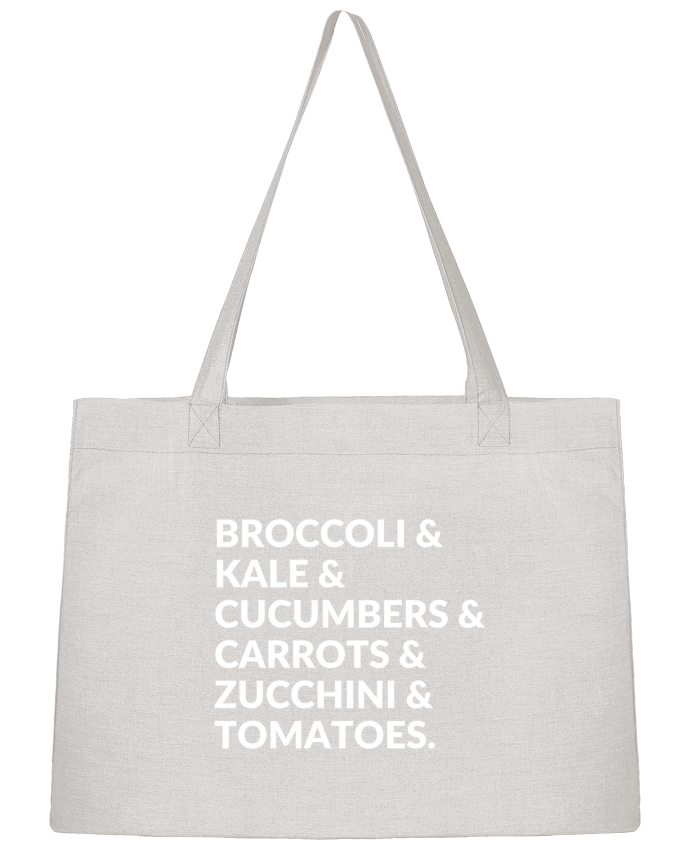 Shopping tote bag Stanley Stella Broccoli & Kale & Cucumbers & Carrots & Zucchini & Tomatoes by Bichette