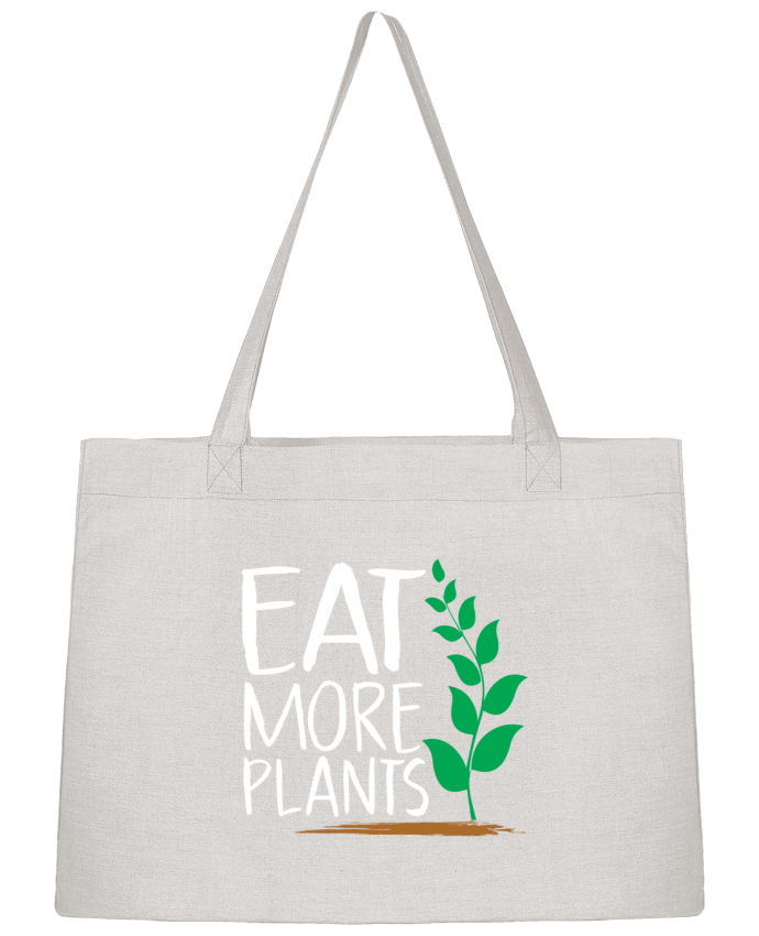 Shopping tote bag Stanley Stella Eat more plants by Bichette